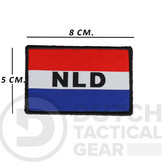 Nederlandse NLD Vlag 50 X 80 mm - Rood Wit Blauw