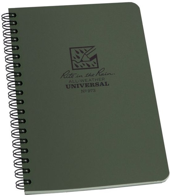 Maxi Side Spiral Notebook 22 X 28cm - Olive Drab