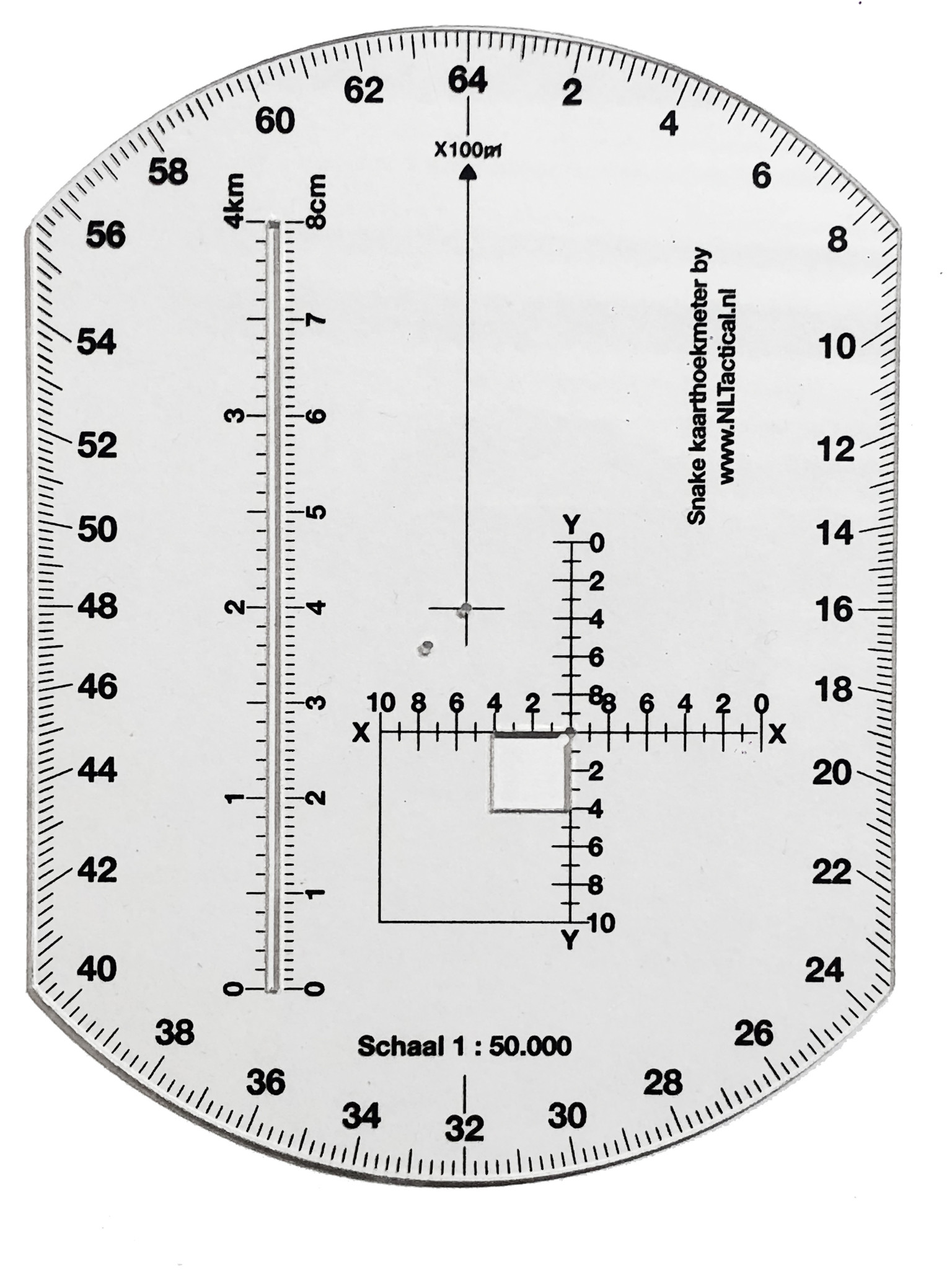 Kaarthoekmeter type "snaak"