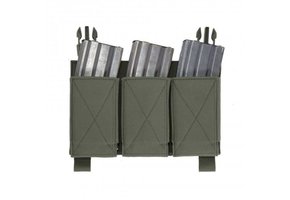 Detachable Triple Elastic Molle Pouch – Ranger Green