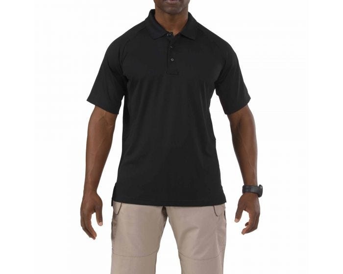 Performance Short Sleeve Polo - Black