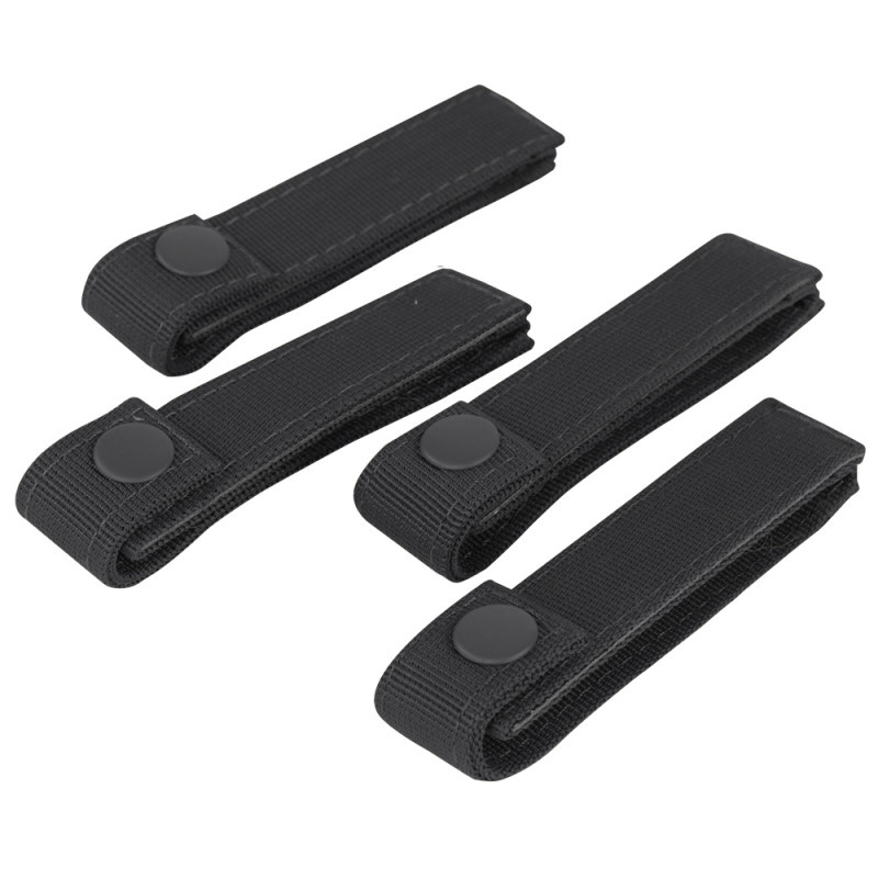 10cm Mod Straps 4 pieces - Black