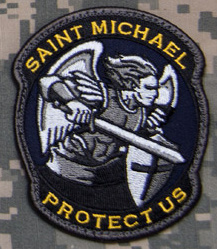 Milspec Monkey Saint Michael Modern PVC Patch