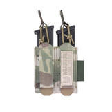Laser Cut Double Bungee Pistol Pouch - Multicam