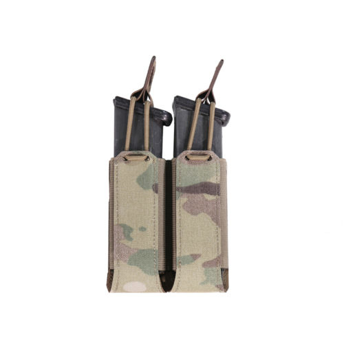 Laser Cut Double Bungee Pistol Pouch - Multicam