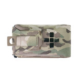 Laser Cut Small Horizontal Individual First Aid Kit Pouch - MultiCam