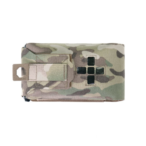 Laser Cut Small Horizontal Individual First Aid Kit Pouch - MultiCam