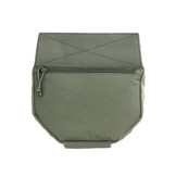 Drop Down Velcro Utility Pouch - Ranger Green