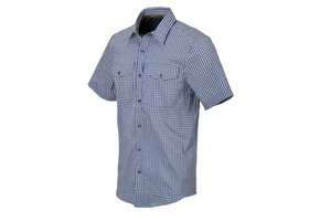 Covert Concealed Carry Short Sleeve Shirt - Royal Blue Cheakered