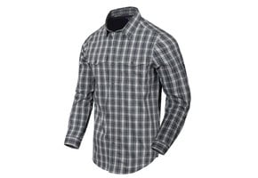 Covert Concealed Carry Shirt - Foggy Grey Plaid