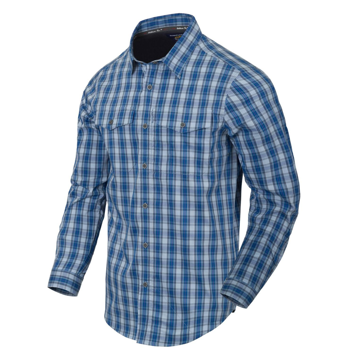 Covert Concealed Carry Shirt - Ozark Bleu Plaid