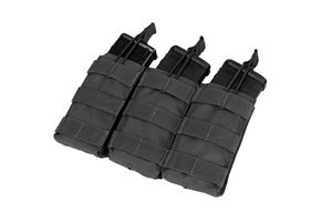 MA27 Triple Open Top M4/M16 Mag Pouch - Black