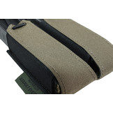 Laser Cut Double Bungee Pistol Pouch - Ranger Green