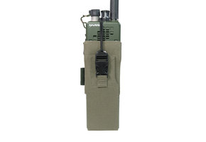 Laser Cut MBITR/Harris Radio Pouch  - Ranger Green