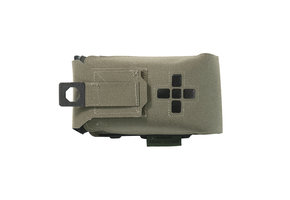 Laser Cut Small Horizontal Individual First Aid Kit Pouch - Ranger Green