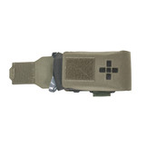 Laser Cut Small Horizontal Individual First Aid Kit Pouch - Ranger Green