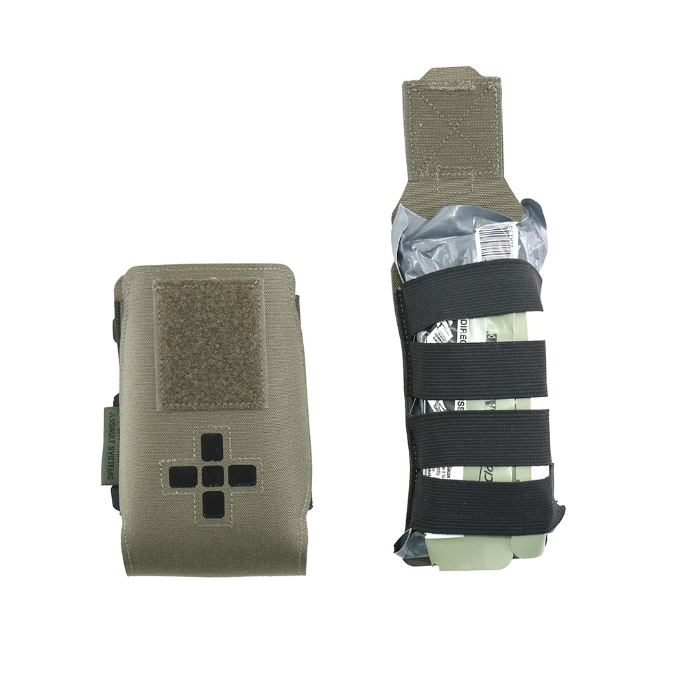 Laser Cut Large Horizontal Individual First Aid Kit Pouch multicam warrior  assault systems