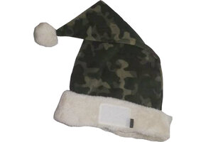 Camo Santa Hat - Green Camo