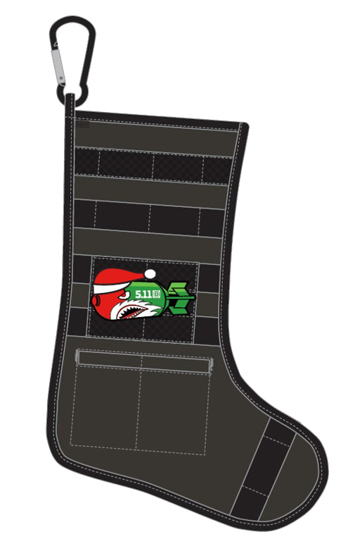 Tactical Holiday Stocking - Saddle Brown