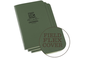 Field Flex Cover Notebook (3 stuks) 8,25cm X 11,75cm - Olive Drab