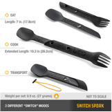 UCO Switch Bestekset Zwart