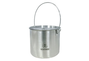RVS Bushpot 3.5L with lid