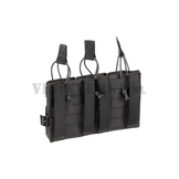 Invader Gear 5.56 Triple Direct Action Mag Pouch - Wolf Grey