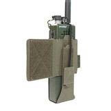 Laser Cut Wing Velcro MBITR/Harris Radio Pouch (Left Side) - Ranger Green