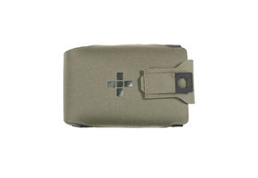 Laser Cut Large Horizontal Individual First Aid Kit Pouch - Ranger Green