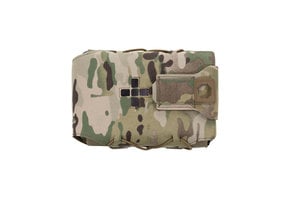 Laser Cut Large Horizontal Individual First Aid Kit Pouch - Multicam