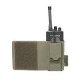 Laser Cut Wing Velcro Adjustable  Radio Pouch (Left Side)  - Ranger Green