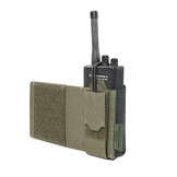 Laser Cut Wing Velcro Adjustable  Radio Pouch (Left Side)  - Ranger Green