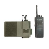 Laser Cut Wing Velcro Adjustable  Radio Pouch (Left Side)  - Ranger Green