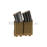 Ten-Speed Double M4 Mag Pouch - Coyote