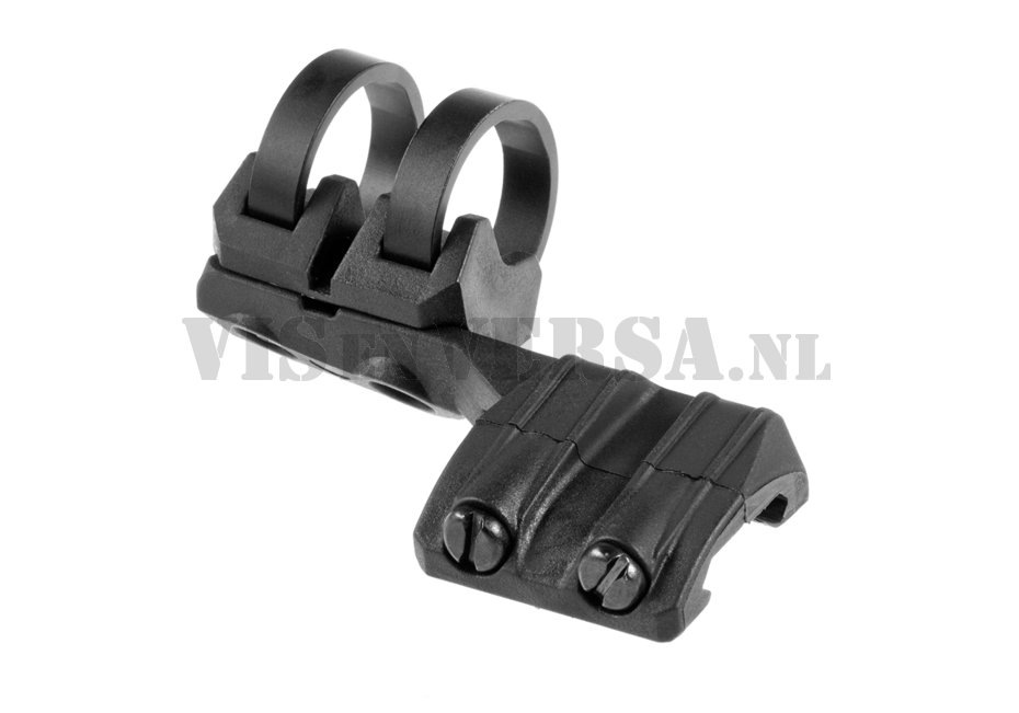 Rail Light Mount Left - Zwart