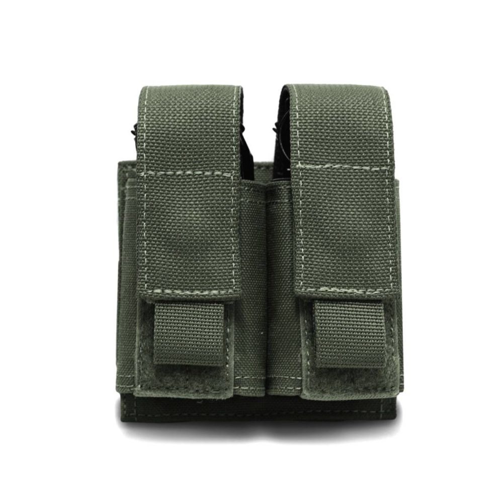 Double 40mm Grenade/ Flashbang Pouch - Olive Drab