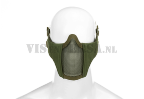 Mk.II Steel Half Face Mask - Olive