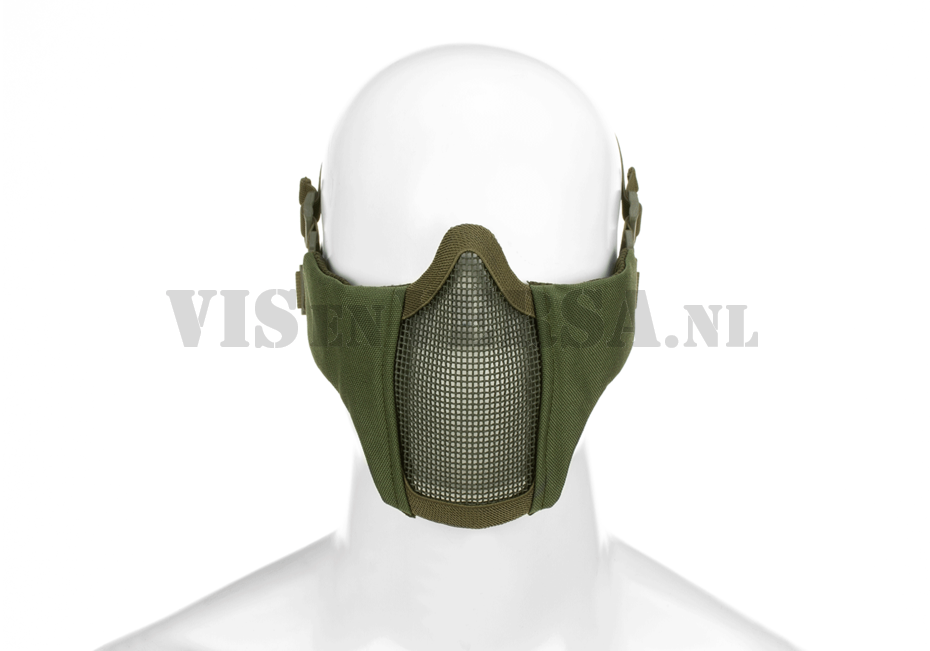 Mk.II Steel Half Face Mask - Olive