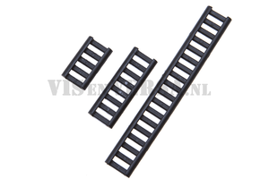 Low Profile Rail Cover - Zwart