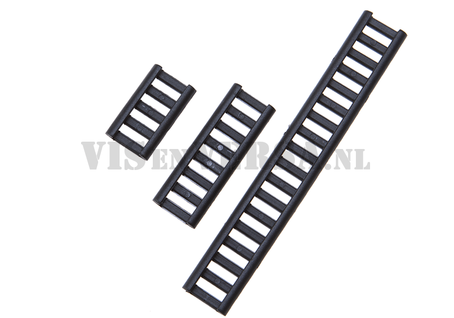 Low Profile Rail Cover - Zwart