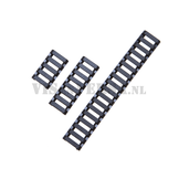 Low Profile Rail Cover - Zwart