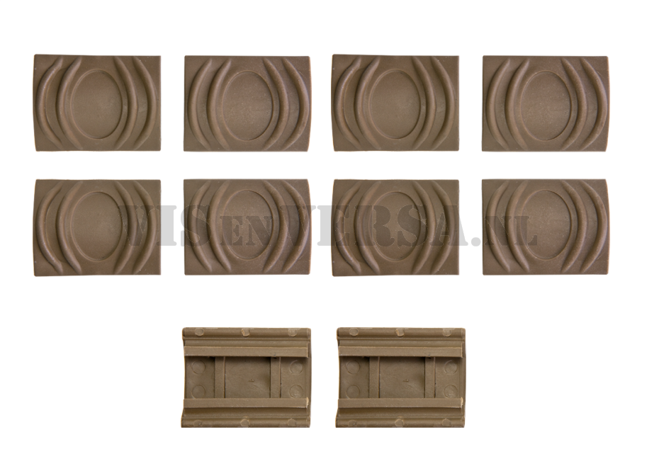 Rubber Rail Cover - Dark Earth