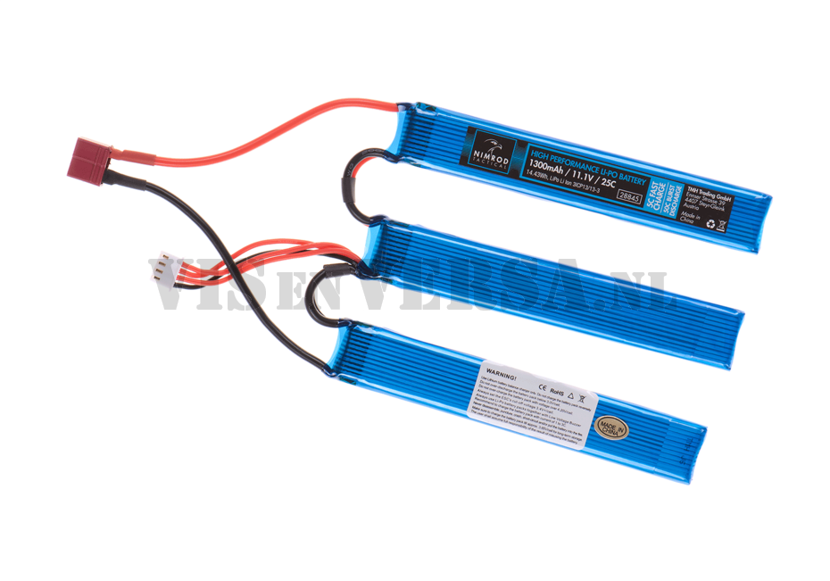 Lipo 11.1V 1300mAh - T-Plug (Deans)