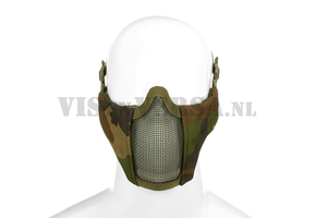 Mk.II Steel Half Face Mask - Woodland