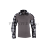 Invader Gear Flannel Combat Shirt - Black
