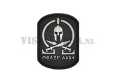 Molon Labe Rubber Patch - Schwarz