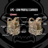 LPC Low Profile Carrier V2 ladder Sides - Black