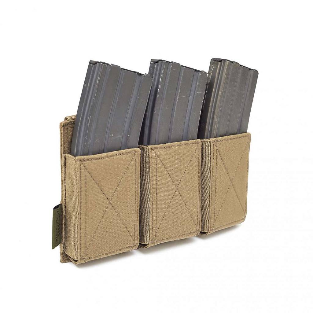 Elastic Triple Mag Pouch - Coyote Tan