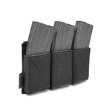 Triple Elastic Mag Pouch - Black