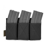 Triple Elastic Mag Pouch - Black